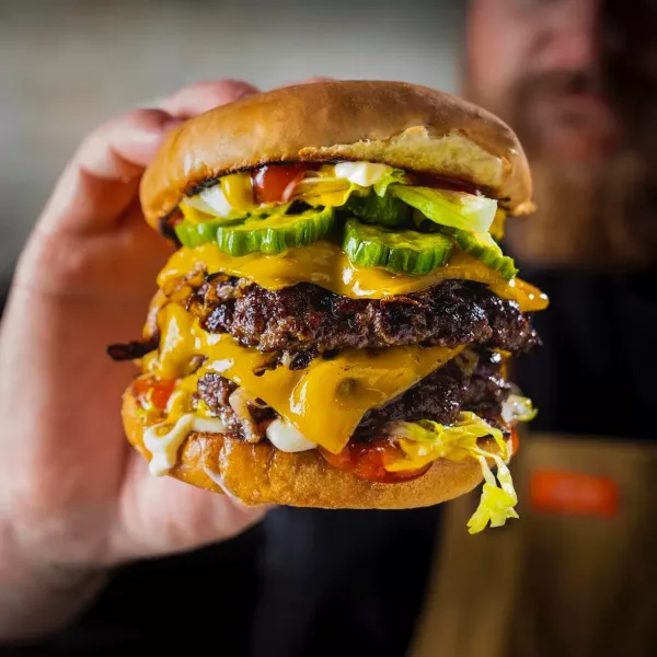 Smash burger recept